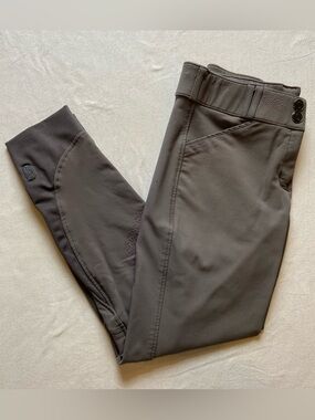 Tredstep Women’s Dark Gray Slim Performance Riding Breeches